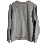 Ganni  Gray Long Sleeve Seahorse Embroidered Crewneck Sweatshirt Size Medium Photo 4