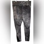 Adidas Aeroready Size L Black Speckled High Rise Workout Leggings Women's Photo 1
