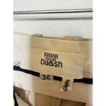 Ba&sh Off-White Crepe Pleated Front Zipper Oxford Style Shen Pants Size US 2 Photo 8