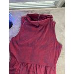 Pact Women's XL Red Cowl Neck Sleeveless Jumpsuit Casual Photo 4