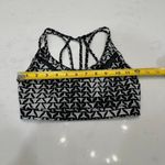 Victoria's Secret Victoria Sport Womens Sports Bra XS Black White Geometric Strappy Stretch Photo 3