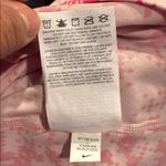 Nike  Dri fit racerback tank workout gym large pink built in bra geometric print Photo 4