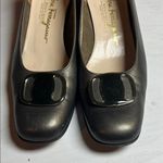 Salvatore Ferragamo  Women's Black Leather Loafers Photo 1