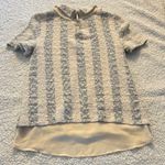 Anthropologie 9-H15 STCL Collared Knit Tweed Boucle Top Photo 2