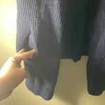 Talbots small pocket Navy Blue Open Front Sweater knit Vest Photo 2