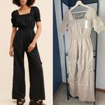 NWT Du Paradis Cargo Wide Leg Jumpsuit Tan Size XS Photo 1