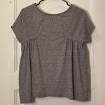 We The Free Free People | Nori Drapey Scoop Neck Short Sleeve T-Shirt Gray Sz XS Photo 6