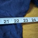 Anthropologie baby doll blouse navy large Photo 6