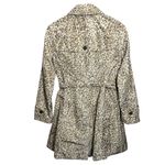 Banana Republic Mad Men Trench Coat Leopard Print Double Breasted Photo 3