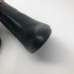 Halogen Leather Black Heel Ankle Boots Size 7.5M Photo 5