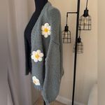 Altar'd State  Daisy Embroidered Cardigan - Green Size XS Photo 1
