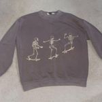 Urban Outfitters Project Social T Skateboard Skeletons Sweatshirt Photo 1