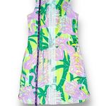 Lilly Pulitzer For Target Women's size 2 Fan Dance Shift Dress Flamingo 20th LFT Green Photo 1