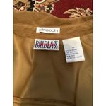 Bill Blass  Suede Look Button Down Shirt Jacket Long Sleeve‎ Brown Women's Size M Photo 3