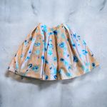 Sherri Hill  2 piece dress floral a line skirt pink blue long sleeve lace Photo 2