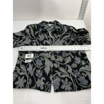 Dress Barn Womans  Blazer Jacket L Full Zip Multicolor Leaf Photo 5