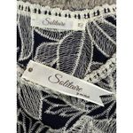 Solitaire NWOT  by Zarr Khasla Floral Lace Blouse 1X Embroidered‎ Boho Scalloped Photo 4