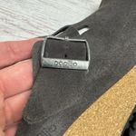 Birkenstock Papillio Fanny Suede Leather Wedge Charcoal Size 40 US 9 Photo 4