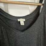 Hinge Midi Length Ribbed Tank Top Dress Thick size Small Photo 2