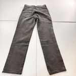 EXPRESS  Womens Slim Super High Rise Grey Jeans Embellished Lightning Bolt Sz 2R Photo 6