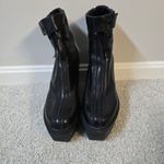 Opening Ceremony  Black “Luna” Double Zip Platform Boots‎ Punk Goth Sz 41 US 11 Photo 2