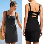 Athleta  Pure Swimwear Black Dress Size 34 D/DD Photo 1