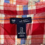 Gap  Red and White Plaid Shirt Photo 1