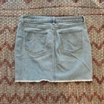 a.n.a  | Women's Light Wash Denim Frayed Raw Hem Mini Skirt Photo 1