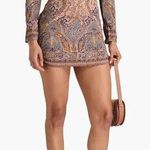 Zimmermann  Paisley-Print Crepe Mini Dress Photo 0
