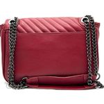 Badgley Mischka Red Quilted Crossbody Photo 1