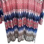 Chico's Chico’s Ikat Freya Duster Cardigan Sweater with Chevron M Photo 5