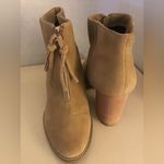 French Connection women chestnut brown suede heel boots US 8 Photo 2