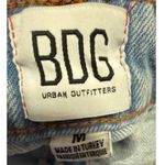 Urban Outfitters  BDG Blue Light Wash Distressed Mini A-Line Denim Jean Skirt M Photo 3