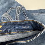 Seven7 Boot Cut Jeans Womens 12 Blue Denim Cotton Stretch Mid Rise Embellish Photo 12