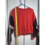 Nautica Vintage Y2K Red Cropped Women’s Sweatshirt Size Small Photo 4