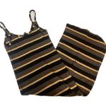 Wild Fable  Ribbed Button Striped Tank Midi Dress Photo 11