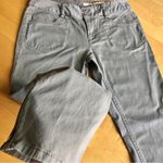 DKNY Jeans, Mid Rise, Straight Leg, Zip Ankle, Khaki Cotton Jeans, Size 10 Photo 4