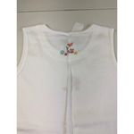 Christopher & Banks White Sleeveless Top Birdhouse Embroidery Tank Photo 9