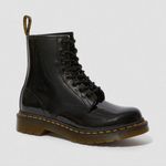 Dr. Martens Black Lucido Shiny Patent Leather 1460 Lace Up Grunge Boots NEW Photo 0