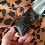 Urban Outfitters Abstract Cheeta Leopard Print Slip Style Midi Skirt Small Photo 4