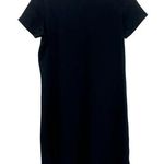 Adrienne Vittadini  Womens 2 Black Shirt Dress Shift Cocktail LBD Classic Minimal Photo 0