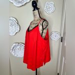 The Limited NWT  Red with Black Crochet Detailing Camisole, Brand New, Size 1X Photo 6