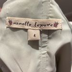 Nanette Lepore Size 4 Belle Fleur Strapless Floral Dress Tie Pockets Linen Silk Photo 12