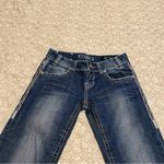 Rock & Roll Cowgirl  Women’s Low Rise Blue Flare Wide Leg Jeans Size 25/32 Photo 1