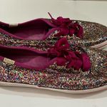 Keds X Kate Spade Fuchsia Multi Color Glitter Ribbon Tie Sneakers 6 Photo 0