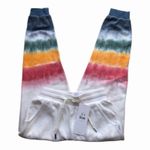 Feat Sunset Lover Cozy Joggers BlanketBlend Women’s XS Supremely Soft NWT White Photo 4