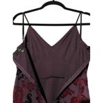 Lulus Party Girl Plum Velvet Burnout Flocked Bodycon Mini Dress Size Medium Y2K Photo 6