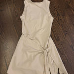 Athletic Wrap Dress White Photo 0