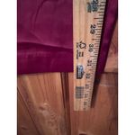 WAYF Burgundy Pleated Wide Leg Satin Pants Women's Medium Photo 8