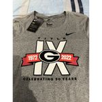 Nike nwt  dri-fit women's M athletic t shirt Georgia Bulldogs 50 years Photo 6